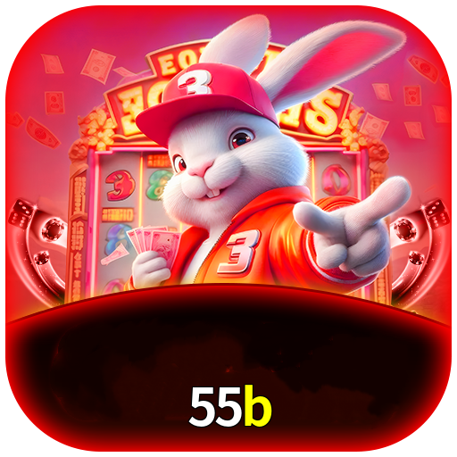 Imagem promocional da 55b mostrando a plataforma e suas vantagens